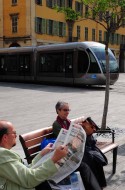 Tramway, Place Garibaldi in Nice