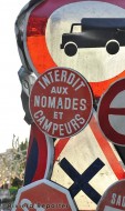 French Riviera road sign