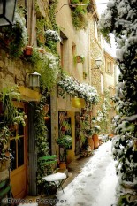 Mougins in the snow