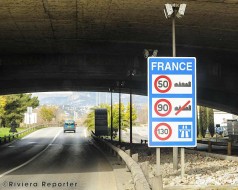 Autoroute from Nice airport