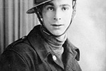 Young wartime soldier