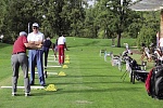 David Leadbetter practice session